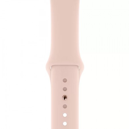 Умные часы Apple Watch Series 4 GPS, 40 мм, корпус из алюминия золотого цвета, спортивный ремешок цвета «розовый песок» (MU682) фото 3