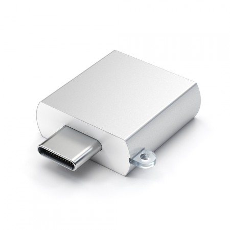 Адаптер Satechi Aluminum Type-C to USB 3.0 Adapter, Silver фото 3