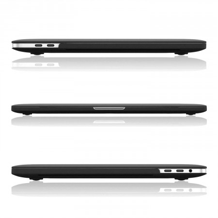 Защитная накладка HardShell Case for MacBook Pro 15/16 (A1707), Black фото 3