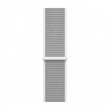 Умные часы Apple Watch Series 4 GPS + Cellular, 40 мм, корпус из алюминия серебристого цвета, спортивный браслет цвета «белая ракушка» (MTUF2) фото 3