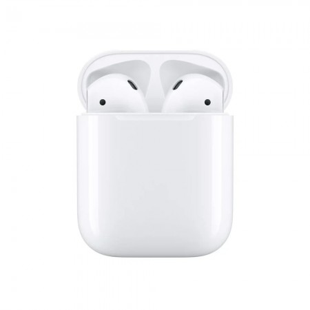 Наушники Apple AirPods 2 с зарядным футляром, белые фото 1