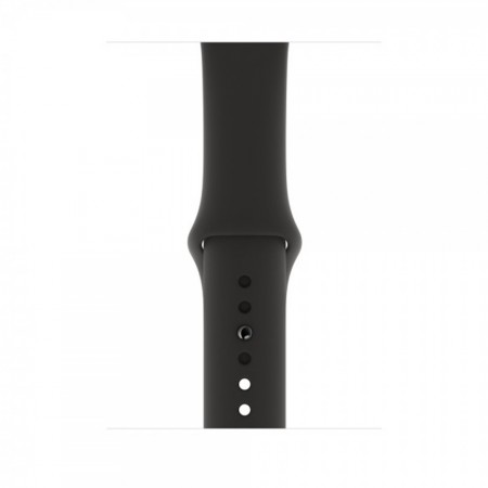 Умные часы Apple Watch Series 4 GPS + Cellular, 44 мм, корпус из алюминия цвета «серый космос», спортивный ремешок чёрного цвета (MTUW2) фото 3