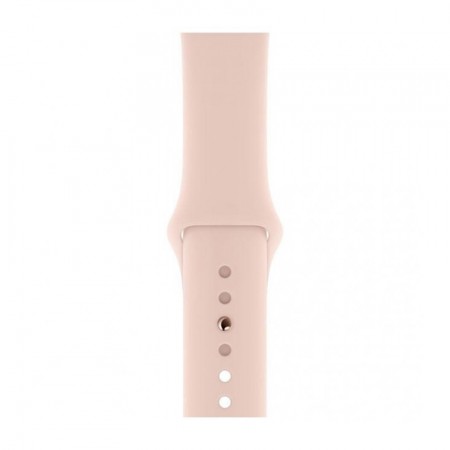 Умные часы Apple Watch Series 4 GPS + Cellular, 40 мм, корпус из алюминия золотого цвета, спортивный ремешок цвета «розовый песок» (MTUJ2/MTVG2) фото 3