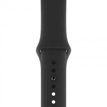 Умные часы Apple Watch Series 5 GPS, 40 мм, корпус из алюминия цвета «серый космос», спортивный ремешок чёрного цвета (MWV82) фото 3