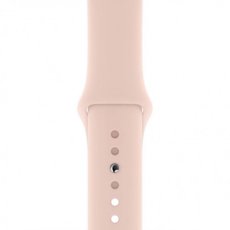 Умные часы Apple Watch Series 5 GPS + Cellular, 40 мм, корпус из алюминия золотого цвета, спортивный ремешок цвета «розовый песок» (MWWP2) фото 3