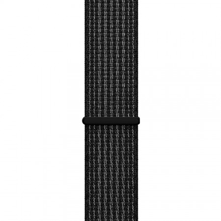 Умные часы Apple Watch Series 3, 42 мм, корпус из алюминия цвета «серый космос», спортивный браслет Nike чёрного цвета (MQLF2) фото 3