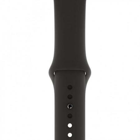 Умные часы Apple Watch Series 5 GPS + Cellular, 44 мм, корпус из алюминия цвета «серый космос», спортивный ремешок чёрного цвета (MWW12) фото 3
