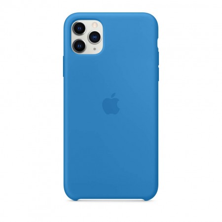 Силиконовый чехол для iPhone 11 Pro Max, Синяя волна фото 2