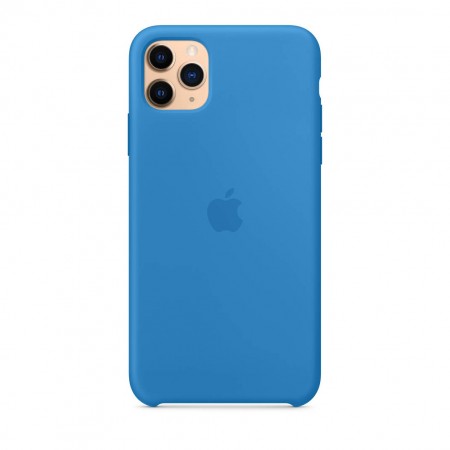 Силиконовый чехол для iPhone 11 Pro Max, Синяя волна фото 4