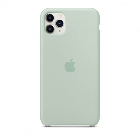 Силиконовый чехол для iPhone 11 Pro Max, Голубой берилл фото 2