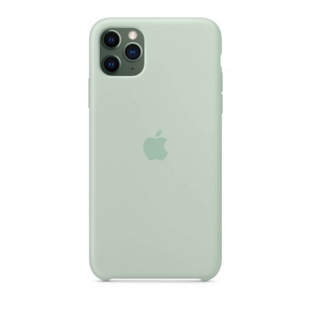 Силиконовый чехол для iPhone 11 Pro Max, Голубой берилл фото 3
