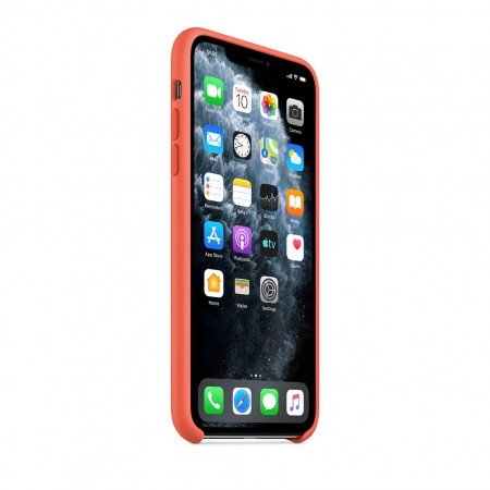 Силиконовый чехол для iPhone 11 Pro Max, Спелый клементин фото 5