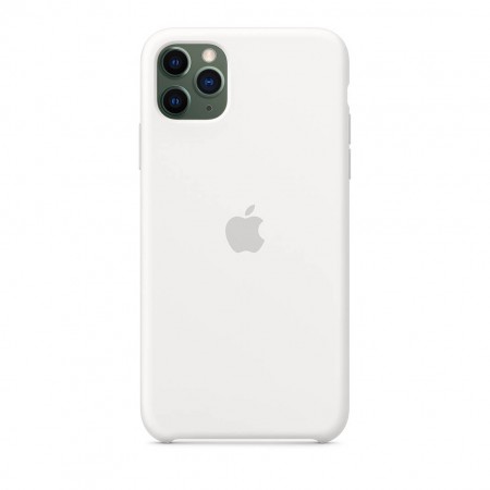 Силиконовый чехол для iPhone 11 Pro Max, Белый фото 3