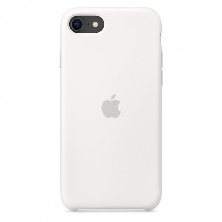 Силиконовый чехол для iPhone SE, Белый фото 2