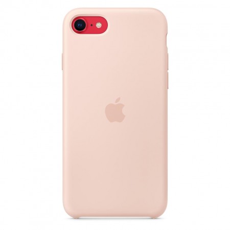 Силиконовый чехол для iPhone SE, Розовый песок фото 3