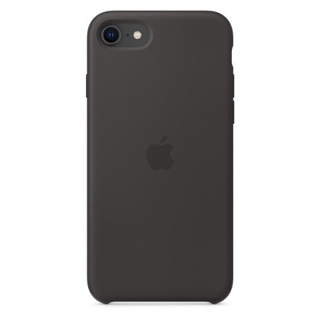 Силиконовый чехол для iPhone SE, Чёрный фото 2