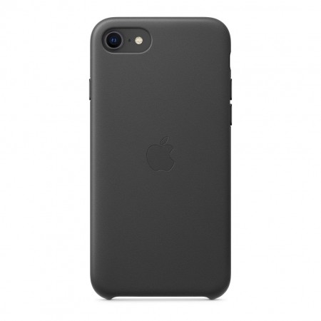 Кожаный чехол для iPhone SE, Чёрный фото 2
