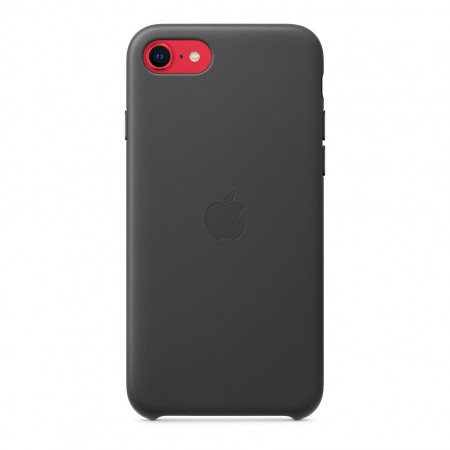 Кожаный чехол для iPhone SE, Чёрный фото 3