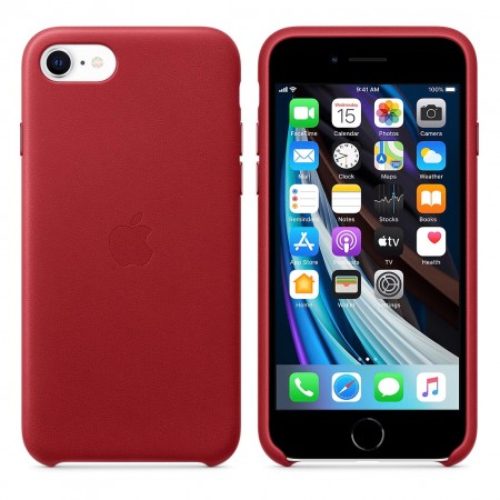 Кожаный чехол для iPhone SE, (PRODUCT)RED фото 4