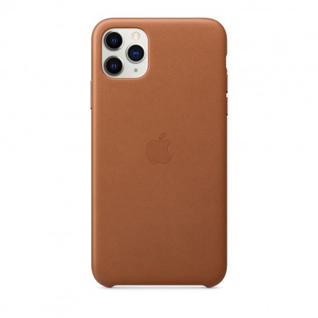 Кожаный чехол для iPhone 11 Pro Max, Золотисто‑коричневый фото 2