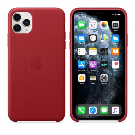 Кожаный чехол для iPhone 11 Pro Max, (PRODUCT)RED фото 6