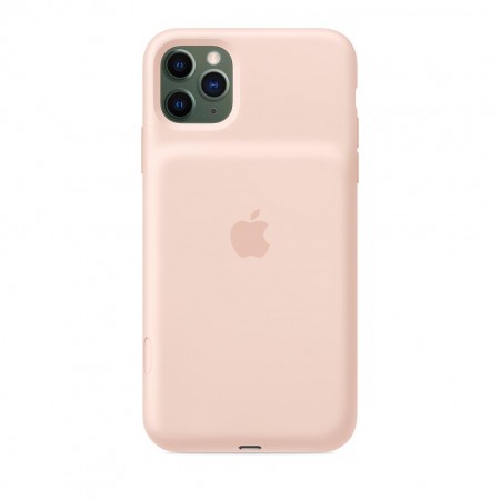 Чехол-аккумулятор Smart Battery Case для iPhone 11 Pro Max, Розовый песок фото 3