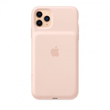 Чехол-аккумулятор Smart Battery Case для iPhone 11 Pro Max, Розовый песок фото 4