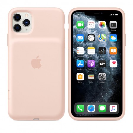 Чехол-аккумулятор Smart Battery Case для iPhone 11 Pro Max, Розовый песок фото 7