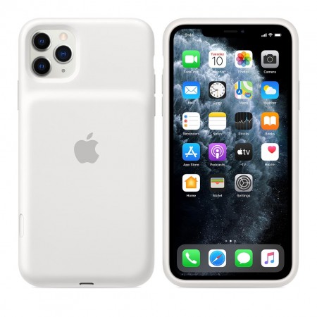 Чехол-аккумулятор Smart Battery Case для iPhone 11 Pro Max, Белый фото 7