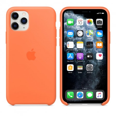 Силиконовый чехол для iPhone 11 Pro, Оранжевый витамин фото 6