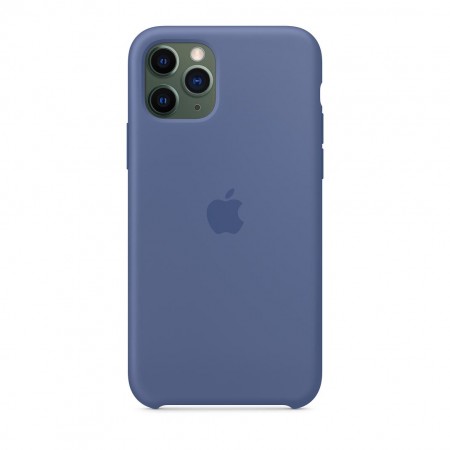 Силиконовый чехол для iPhone 11 Pro, Синий лён фото 3