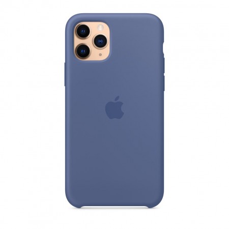 Силиконовый чехол для iPhone 11 Pro, Синий лён фото 4