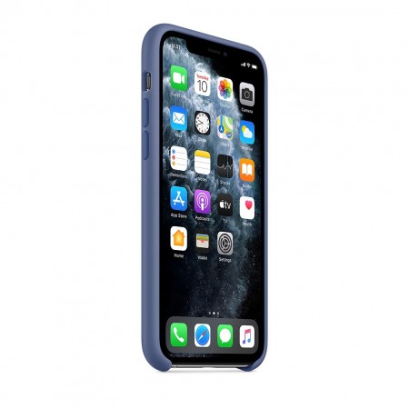 Силиконовый чехол для iPhone 11 Pro, Синий лён фото 5