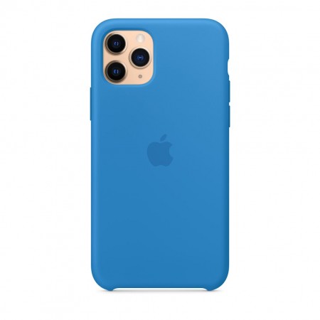 Силиконовый чехол для iPhone 11 Pro, Синяя волна фото 4