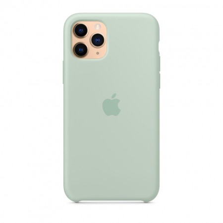 Силиконовый чехол для iPhone 11 Pro, Голубой берилл фото 4