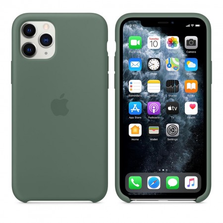 Силиконовый чехол для iPhone 11 Pro, Сосновый лес фото 6