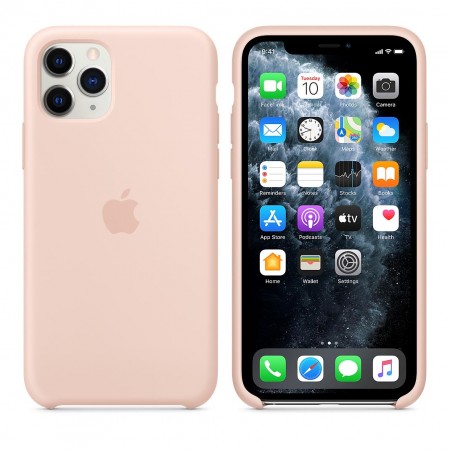 Силиконовый чехол для iPhone 11 Pro, Розовый песок фото 6