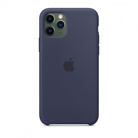 Силиконовый чехол для iPhone 11 Pro, Тёмно-синий фото 3