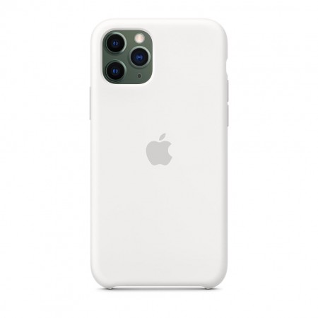 Силиконовый чехол для iPhone 11 Pro, Белый фото 3