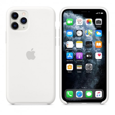 Силиконовый чехол для iPhone 11 Pro, Белый фото 6