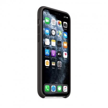 Силиконовый чехол для iPhone 11 Pro, Чёрный фото 5