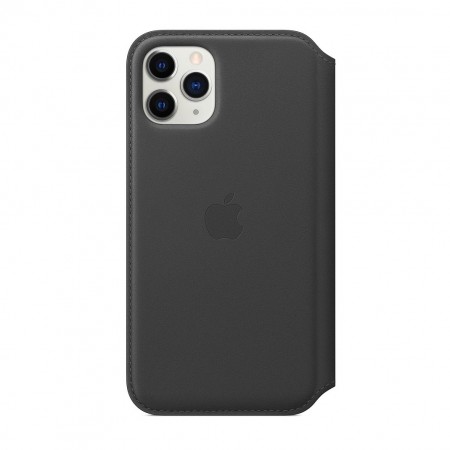 Кожаный чехол Folio для iPhone 11 Pro, Чёрный фото 2