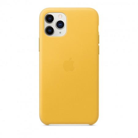 Кожаный чехол для iPhone 11 Pro, Лимонный сироп фото 2