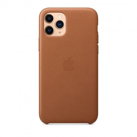 Кожаный чехол для iPhone 11 Pro, Золотисто‑коричневый фото 4