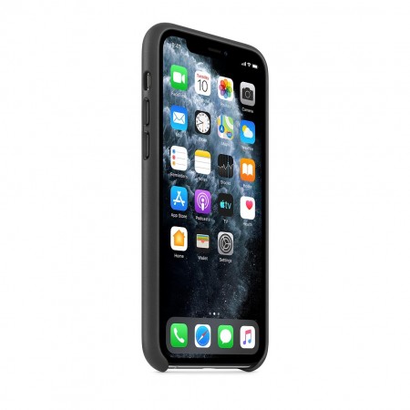 Кожаный чехол для iPhone 11 Pro, Чёрный фото 5