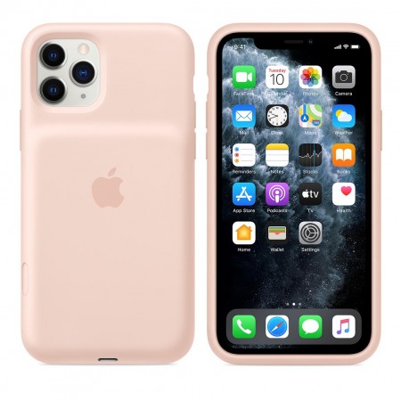 Чехол-аккумулятор Smart Battery Case для iPhone 11 Pro, Розовый песок фото 7