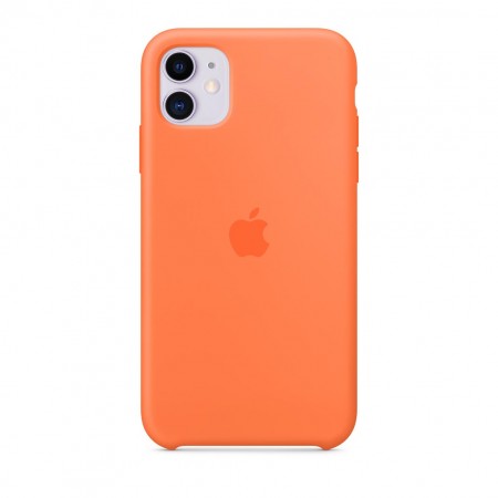 Силиконовый чехол для iPhone 11, Оранжевый витамин фото 5