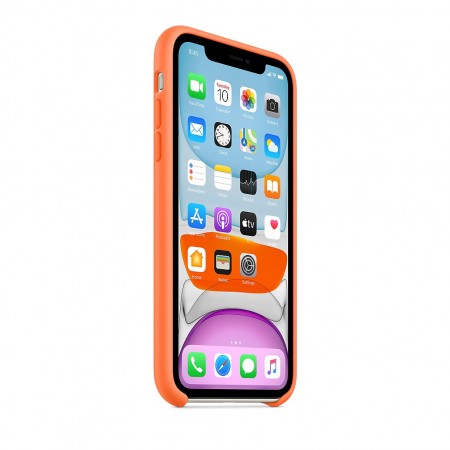 Силиконовый чехол для iPhone 11, Оранжевый витамин фото 7