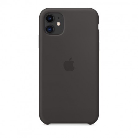 Силиконовый чехол для iPhone 11, Чёрный фото 2