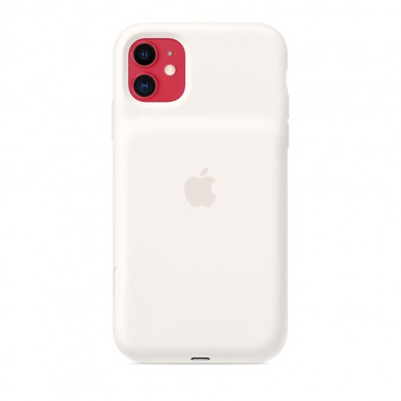 Чехол-аккумулятор Smart Battery Case для iPhone 11, Мягкий белый фото 6